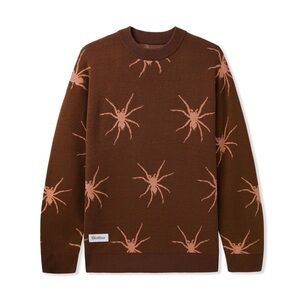 BUTTER GOODS TARANTULA KNIT SWEATER
Brown & Dusty Peach Medium